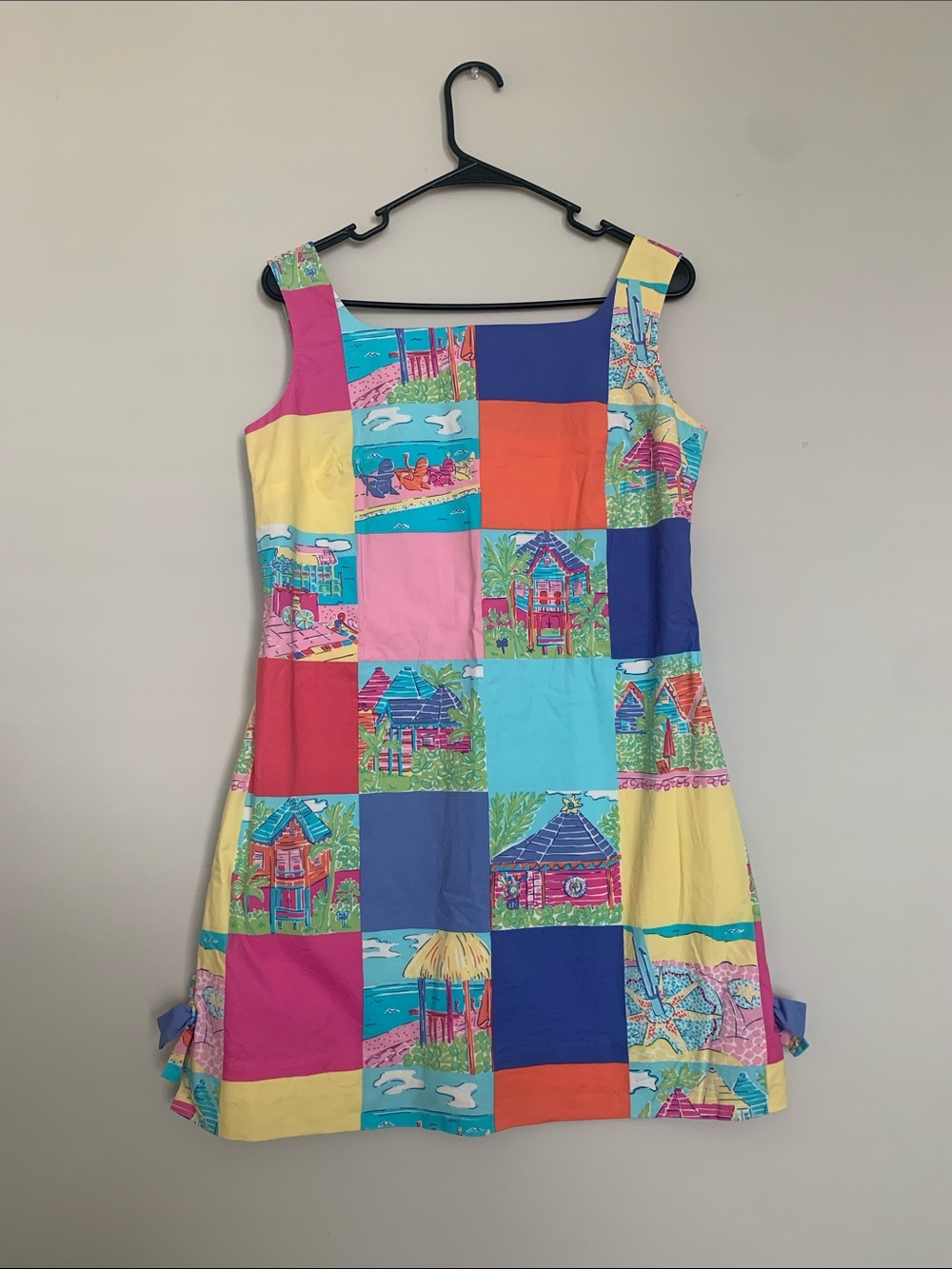 Lilly Pulitzer Patchwork Print Mini Dress